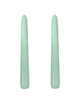 VELAS PARA CASTIÇAL CÔNICA VERDE ÁGUA 18 CM - 02 UNIDADES