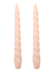 VELAS PARA CASTIÇAL NUVEM ROSA 26CM - 02 UNIDADES