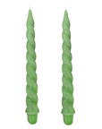 VELAS PARA CASTIÇAL NUVEM VERDE CLARO 26CM - 02 UNIDADES