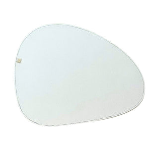 JOGO AMERICANO DUPLA FACE IMPERMEÁVEL ORGÂNICO MARROM  E BRANCO 41CM