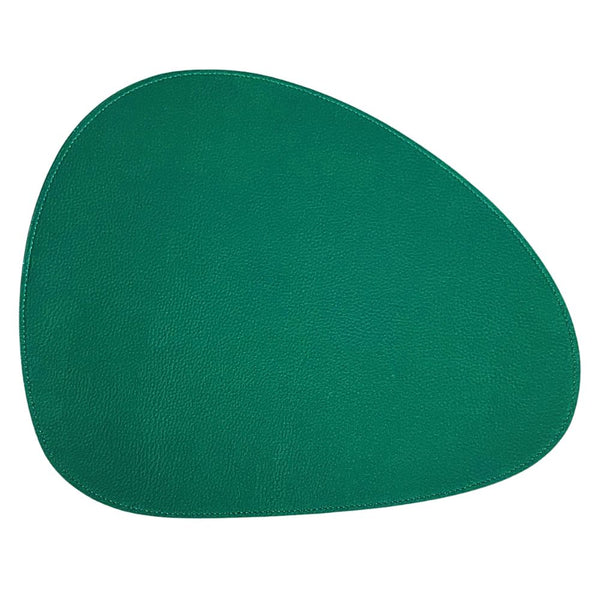 JOGO AMERICANO DUPLA FACE IMPERMEÁVEL ORGANICO BEGE E VERDE 42 CM