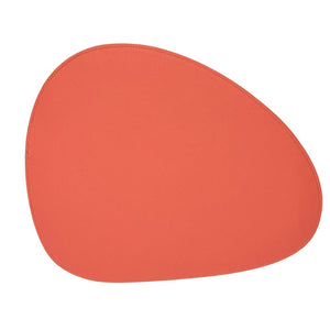 JOGO AMERICANO DUPLA FACE IMPERMEÁVEL ORGÂNICO LARANJA E AZUL 42 CM