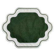 JOGO AMERICANO EASY CLEAN ELLA VERDE E BRANCO