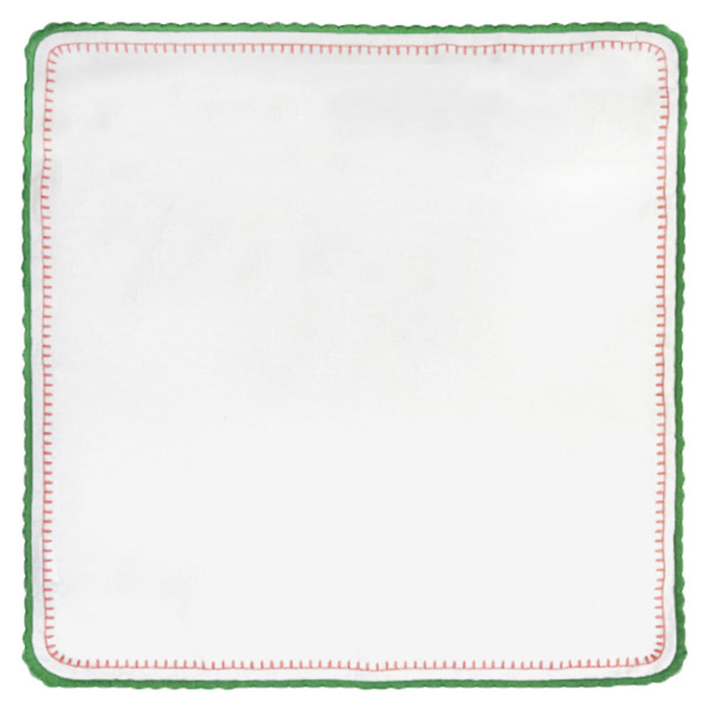 GUARDANAPO DE LINHO FLOWERSCAPE AZUL E AMARELO