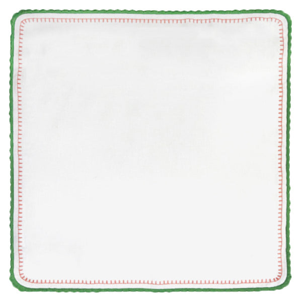 GUARDANAPO DE LINHO FLOWERSCAPE AZUL E AMARELO