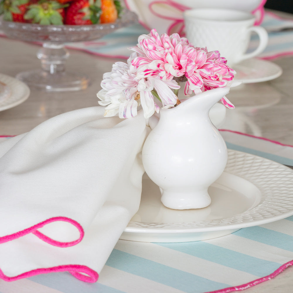 GUARDANAPO DE ALGODÃO COLORÉ ROSA