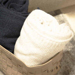 CESTO TRANÇADO EM CORINO FENDI P