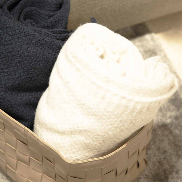 CESTO TRANÇADO EM CORINO FENDI P