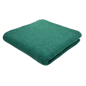 MANTA CASHMERE TOUCH PONTO ARROZ - VERDE -  130X180 CM