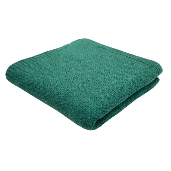 MANTA CASHMERE TOUCH PONTO ARROZ - VERDE -  130X180 CM