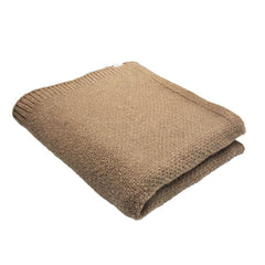 MANTA CASHMERE TOUCH PONTO ARROZ - MARROM- 130X180 CM