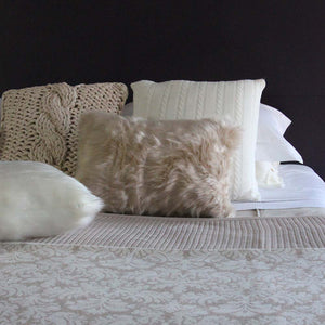 CAPA DE ALMOFADA DE PELE TALLINN PEQUENA