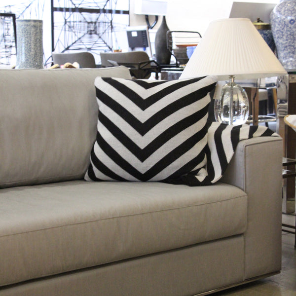 CAPA DE ALMOFADA TRICOT JACQUARD STRIPES