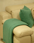 CAPA DE ALMOFADA CASHMERE TOUCH PONTO ARROZ VERDE 50X50CM