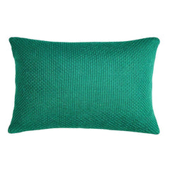 CAPA DE ALMOFADA CASHMERE TOUCH PONTO ARROZ- VERDE- 60X40CM
