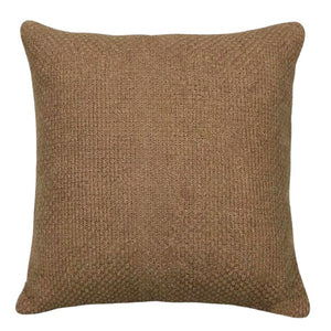 CAPA DE ALMOFADA CASHMERE TOUCH PONTO ARROZ MARROM CLARO 50X50CM