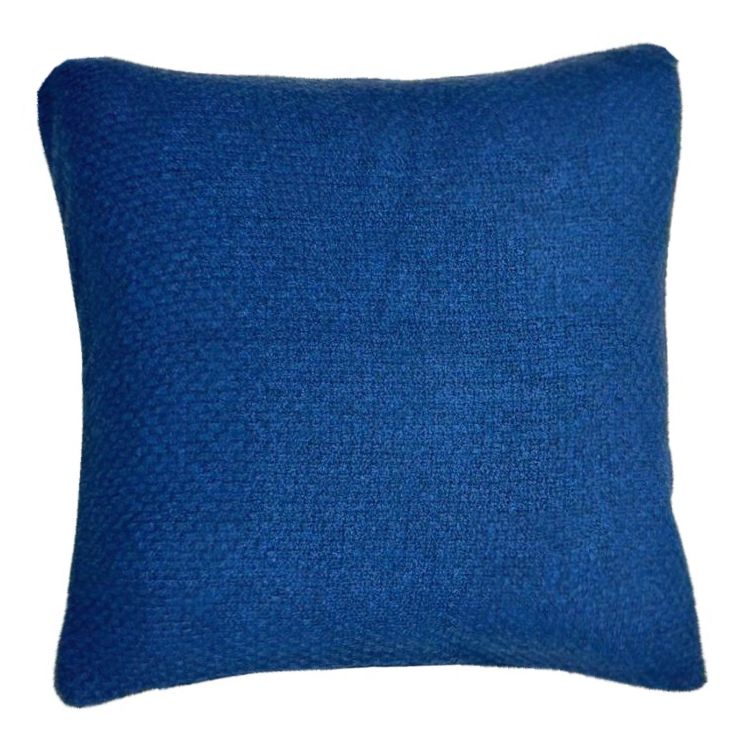 CAPA DE ALMOFADA CASHMERE TOUCH PONTO ARROZ AZUL MARINHO 50X50CM
