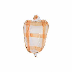 Bowl Cerâmica Artesanal Caju Laranja e Ouro