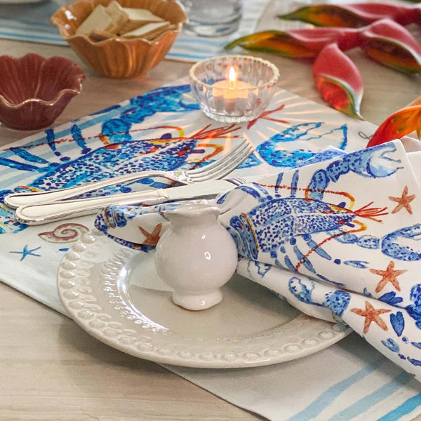 JOGO AMERICANO ESTAMPADO DE ALGODÃO LA DOLCE VITA 48 X 41 CM