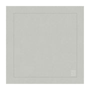 GUARDANAPO DE LINHO VISCO BARRA LARGA PREMIUM CINZA 55X55CM