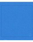 GUARDANAPO DE LINHO VISCO BARRA LARGA PREMIUM AZUL CABALTO 55X55 CM