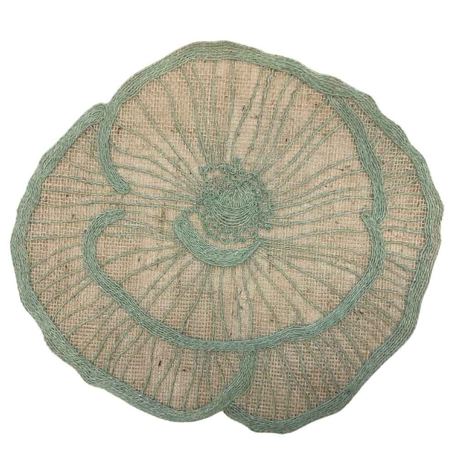 JOGO AMERICANO SISAL PAPOULA  VERDE 43CM