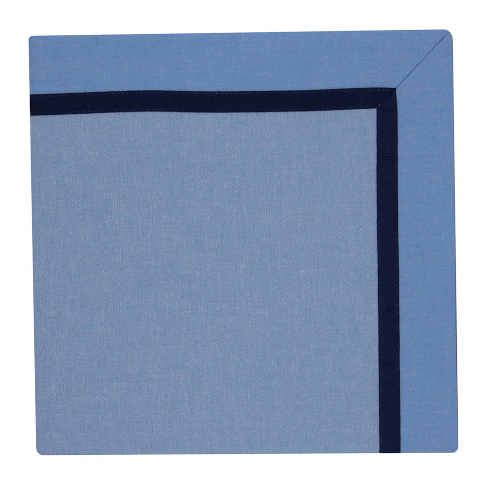GUARDANAPO DE ALGODÃO MISTO CRUISE  AZUL  45X45 CM