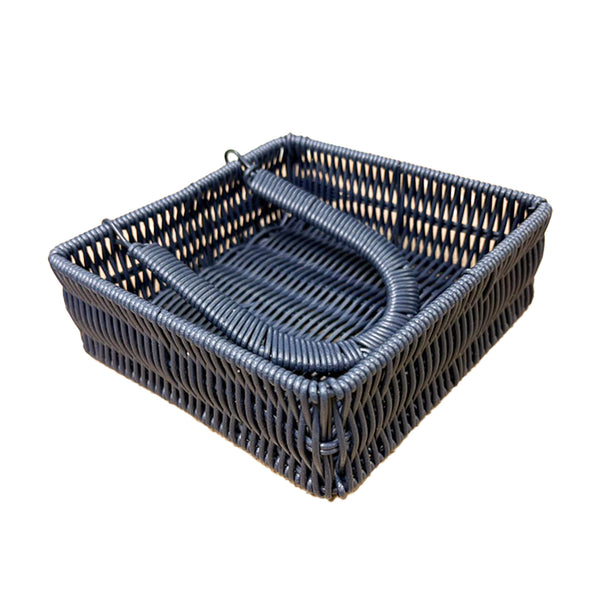 PORTA GUARDANAPO RAÍZES EM FIBRA AZUL