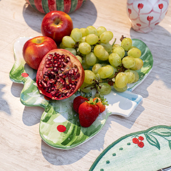 PRATO CERÂMICA ARTESANAL PINHEIRO GRANDE