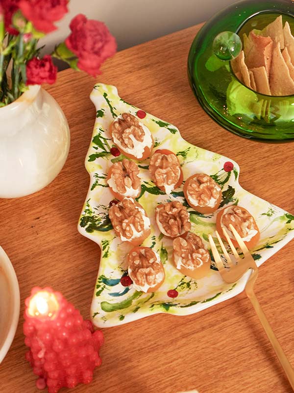 PRATO CERÂMICA ARTESANAL PINHEIRO MÉDIA