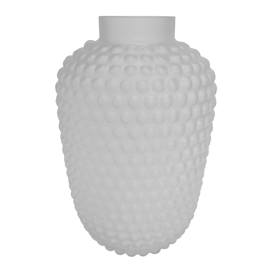 VASO DE VIDRO ORBE FOSCO 30X18X18