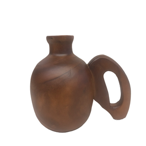 VASO NATURA DE MADEIRA 22CM