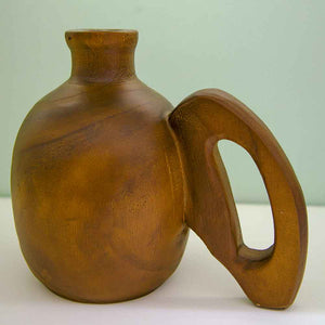 VASO NATURA DE MADEIRA 22CM