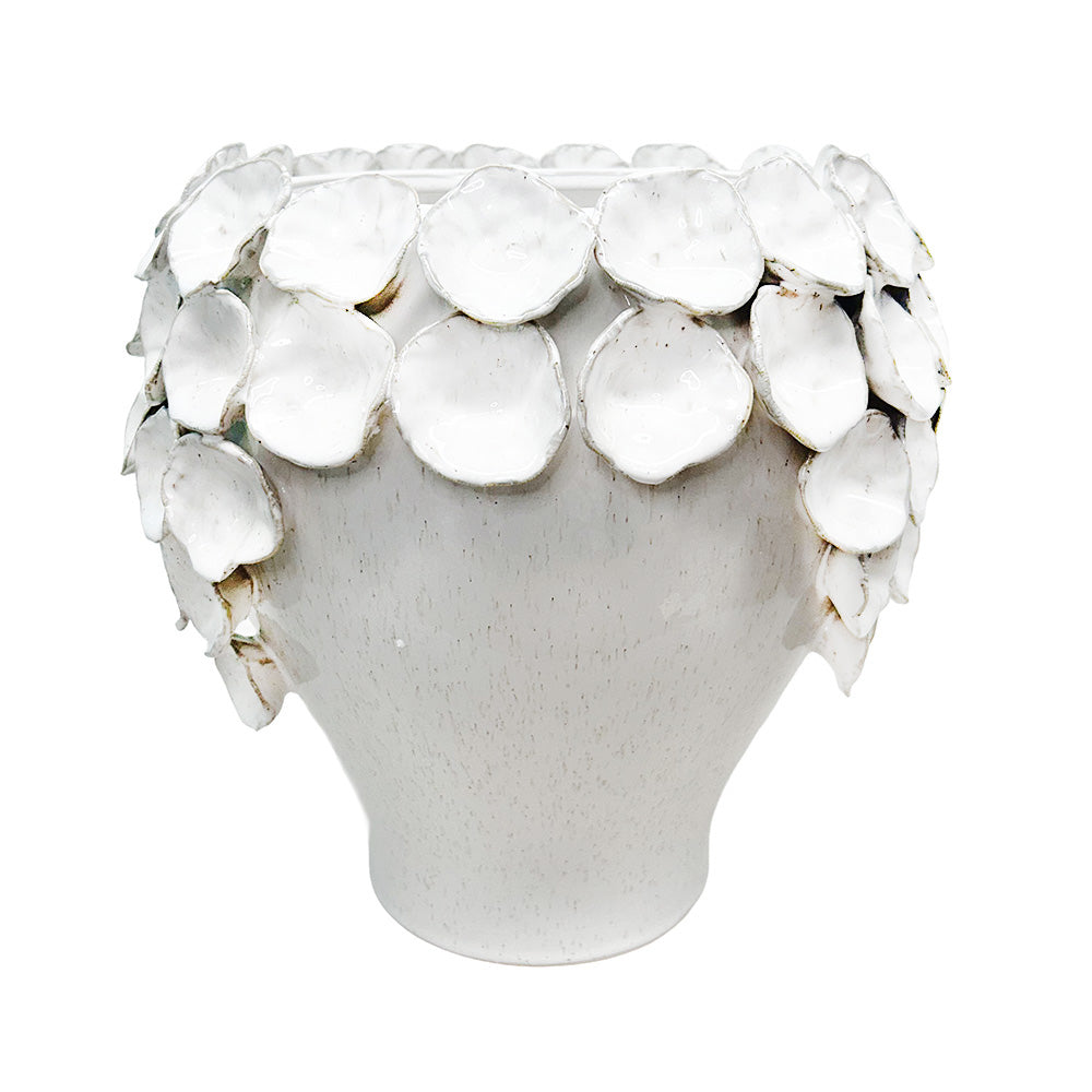 VASO DE CERÂMICA COAST BRANCO G