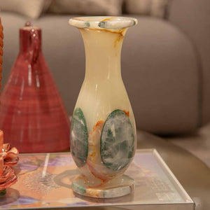 VASO ONIX ESFERA VERDE ABAULADO 25CM