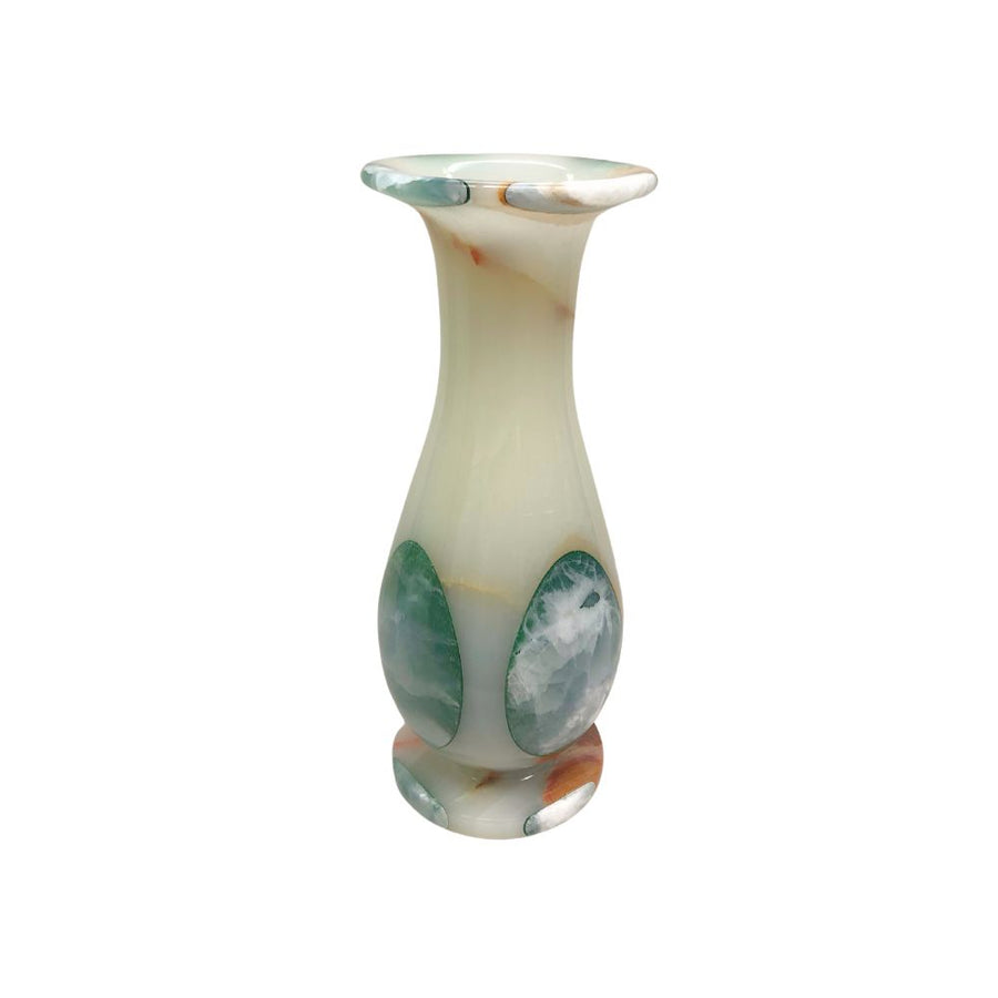 VASO ONIX ESFERA VERDE ABAULADO 10x25
