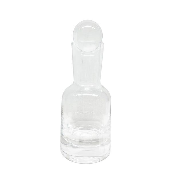 GARRAFA DE VIDRO ESFERA TRANSPARENTE 500ML
