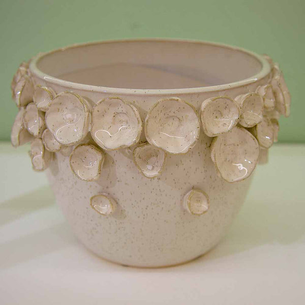 VASO DE CERÂMICA COAST BRANCO M