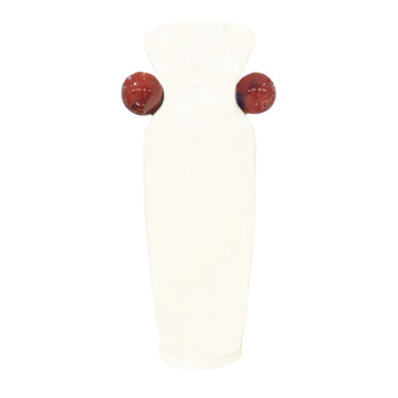 VASO CERÂMICA ARTESANAL NATURAL AGATA 24CM