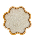 BANDEJA MDF CARVALHO FLOR M 33CM