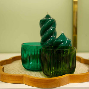 BANDEJA MDF CARVALHO FLOR M 33CM