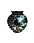 VASO DE ONIX REDONDO 10CM PRETO
