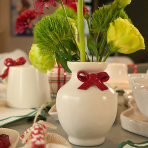 MINI VASO CERÂMICA ARTESANAL LAÇO