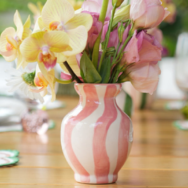 MINI VASO CERÂMICA ARTESANAL FLOWERSCAPE ROSA