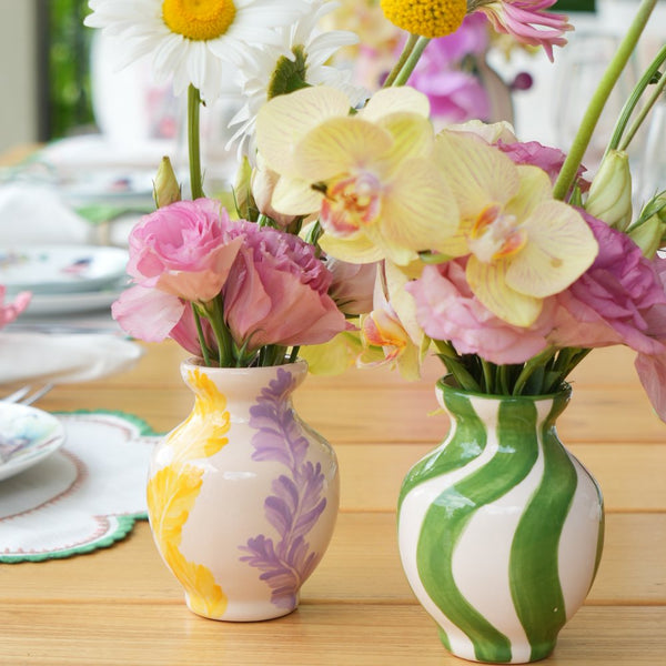 MINI VASO CERÂMICA ARTESANAL FLOWERSCAPE VERDE