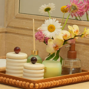 MINI VASO CERÂMICA ARTESANAL FLOWERSCAPE VERDE