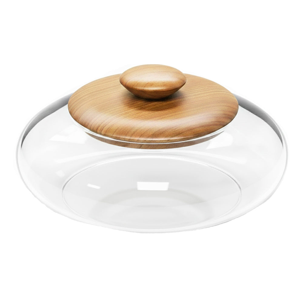 CAIXA STUDIO VIDRO E MADEIRA