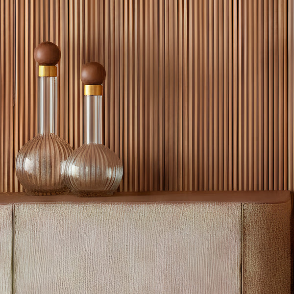 GARRAFA DE VIDRO STUDIO GOLD G