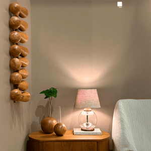 ESCULTURA GOTAS MADEIRA