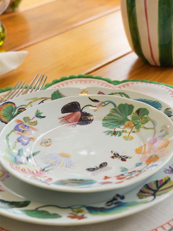 PRATO RASO DE PORCELANA FLOWERSCAPE